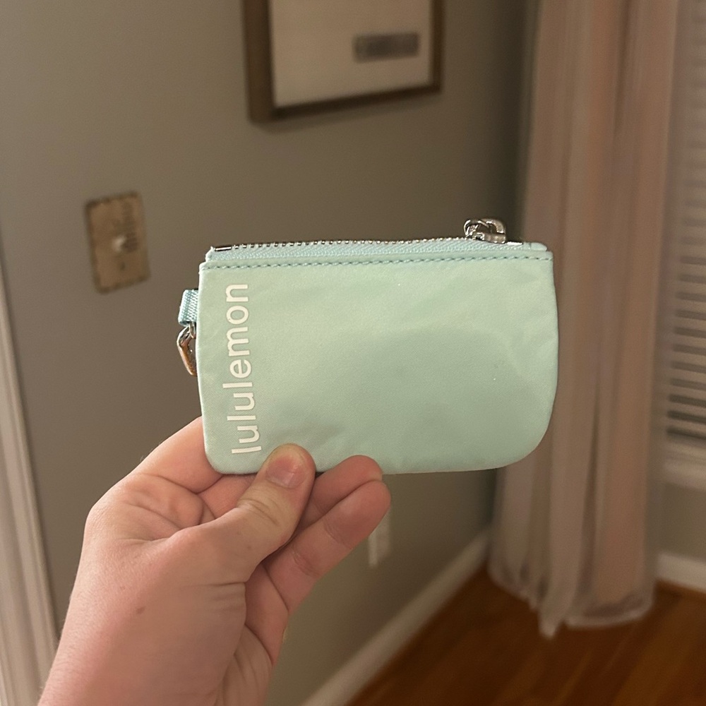Lululemon Athletica Light Green Zip Pouch
